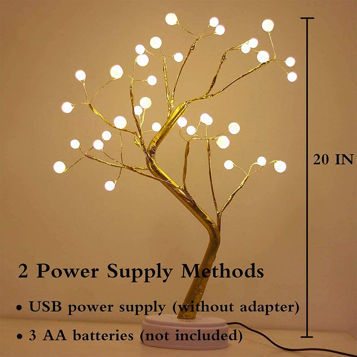 Tabletop Bonsai Tree Light Touch Switch DIY Artificial Light Tree Lamp Decoration