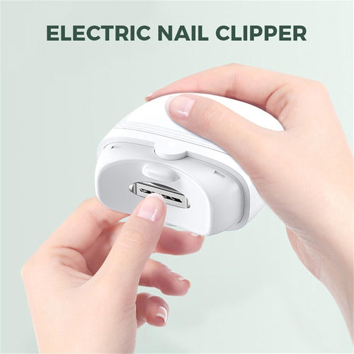 Automatic Nail Trimmer for Kids & Adults - Rechargeable Safe Nail Clippers