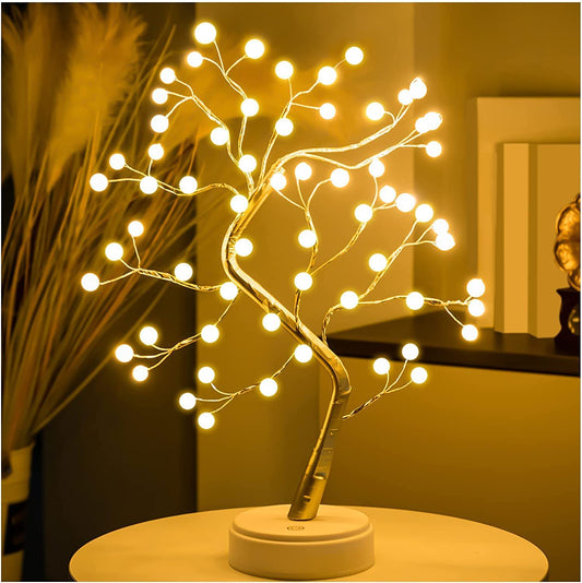 Tabletop Bonsai Tree Light Touch Switch DIY Artificial Light Tree Lamp Decoration