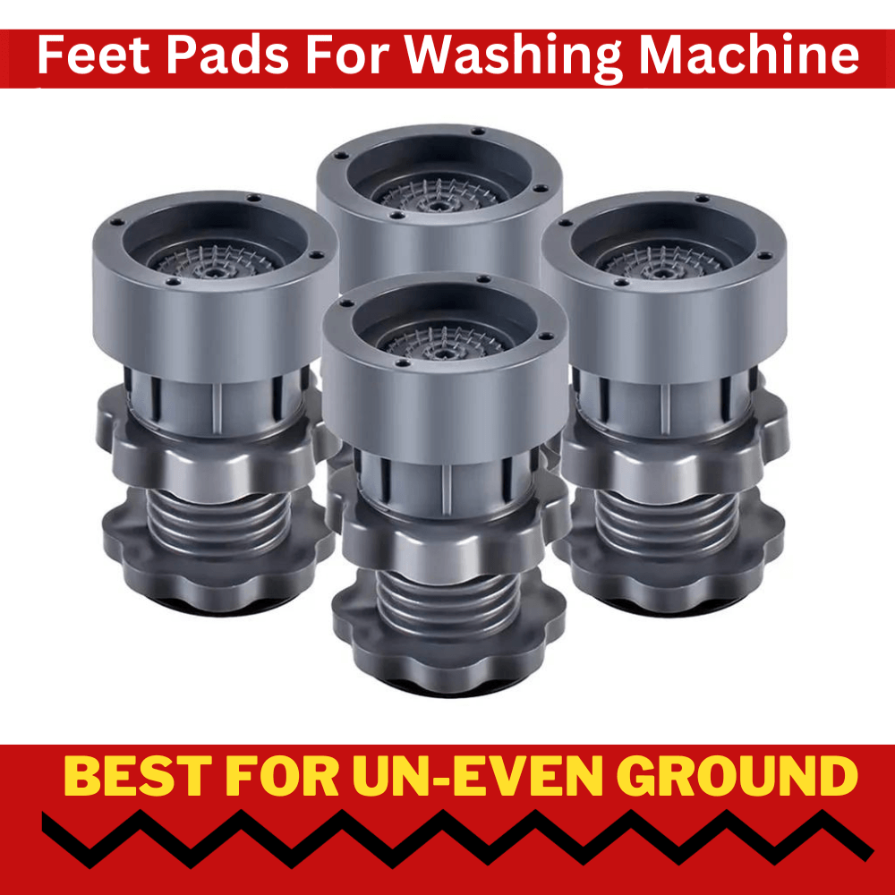 Washing Machine Adjustable Height Footpads (Pack of 4)