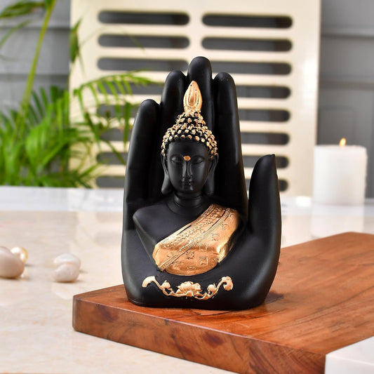 Palm Buddha Hand Statues for Living Room Mandir Pooja Room